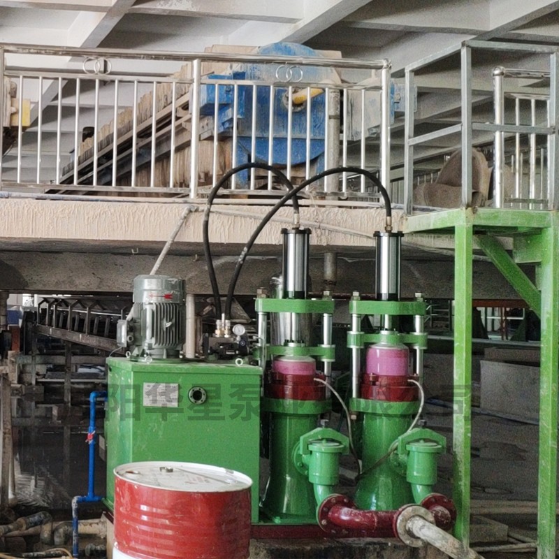 壓濾機(jī)節(jié)能進(jìn)料泵，液壓陶瓷柱塞泥漿泵